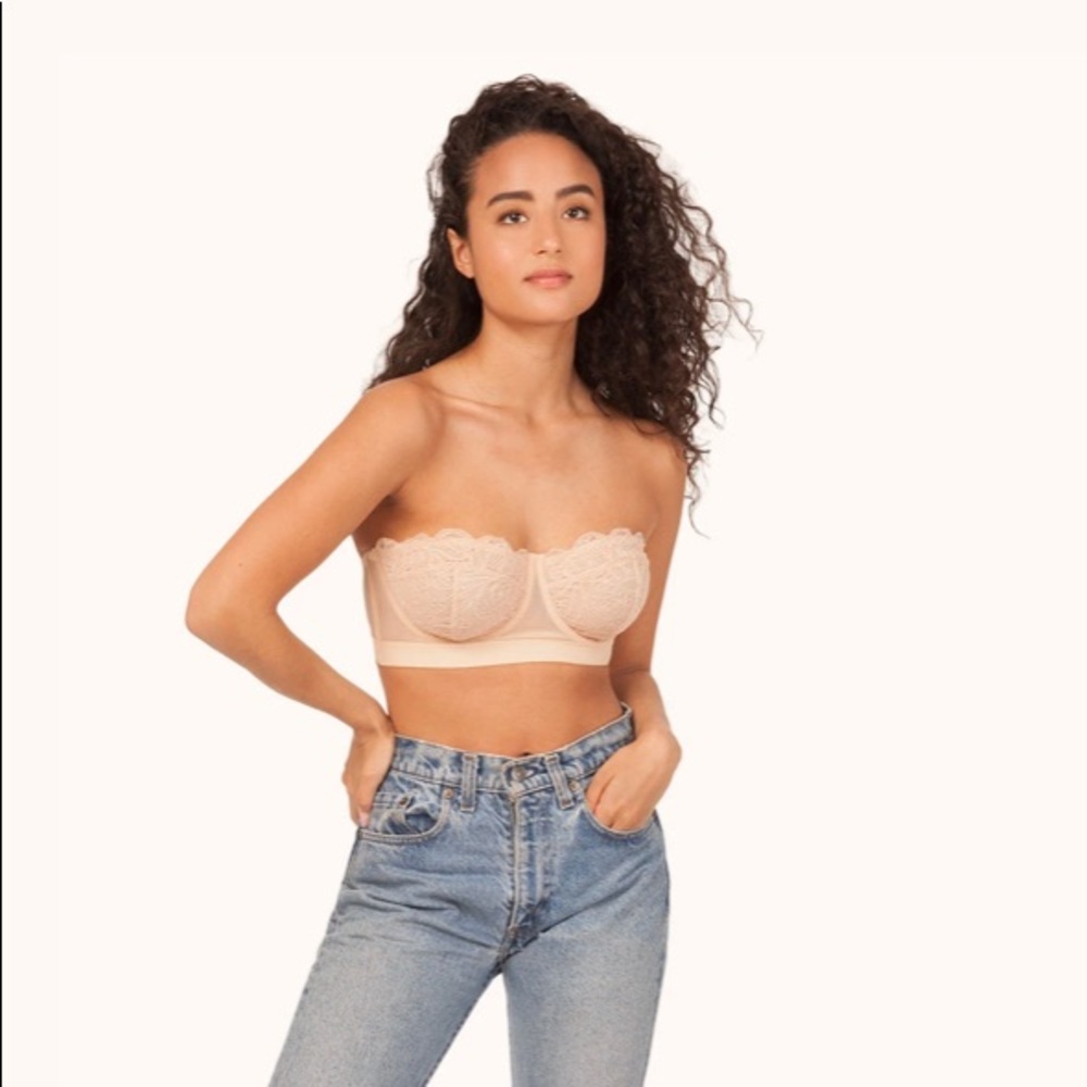 Lively | Lace Strapless Nude | 32B | Worn Once